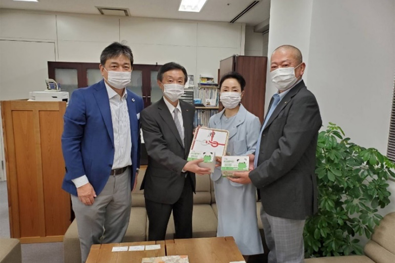 2019-20年度「京都市教育委員会へマスク寄付」